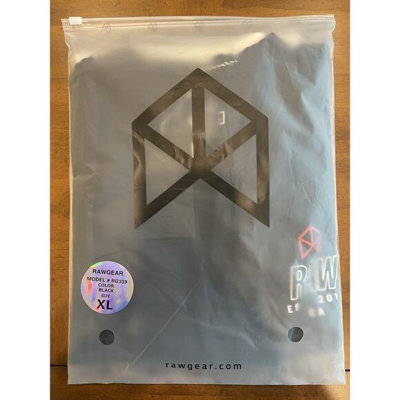 Raw Gear Men's XL Muscle Tank Black White Dip Dye RG339 By Bradley Martyn ✨NEW✨ - Picture 7 of 7